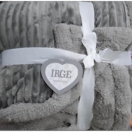 *Plaid irge modello norvegia 160x210 GRIGIO