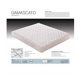 *Materasso Damascato Fisso Molle Biconiche Sistema Box